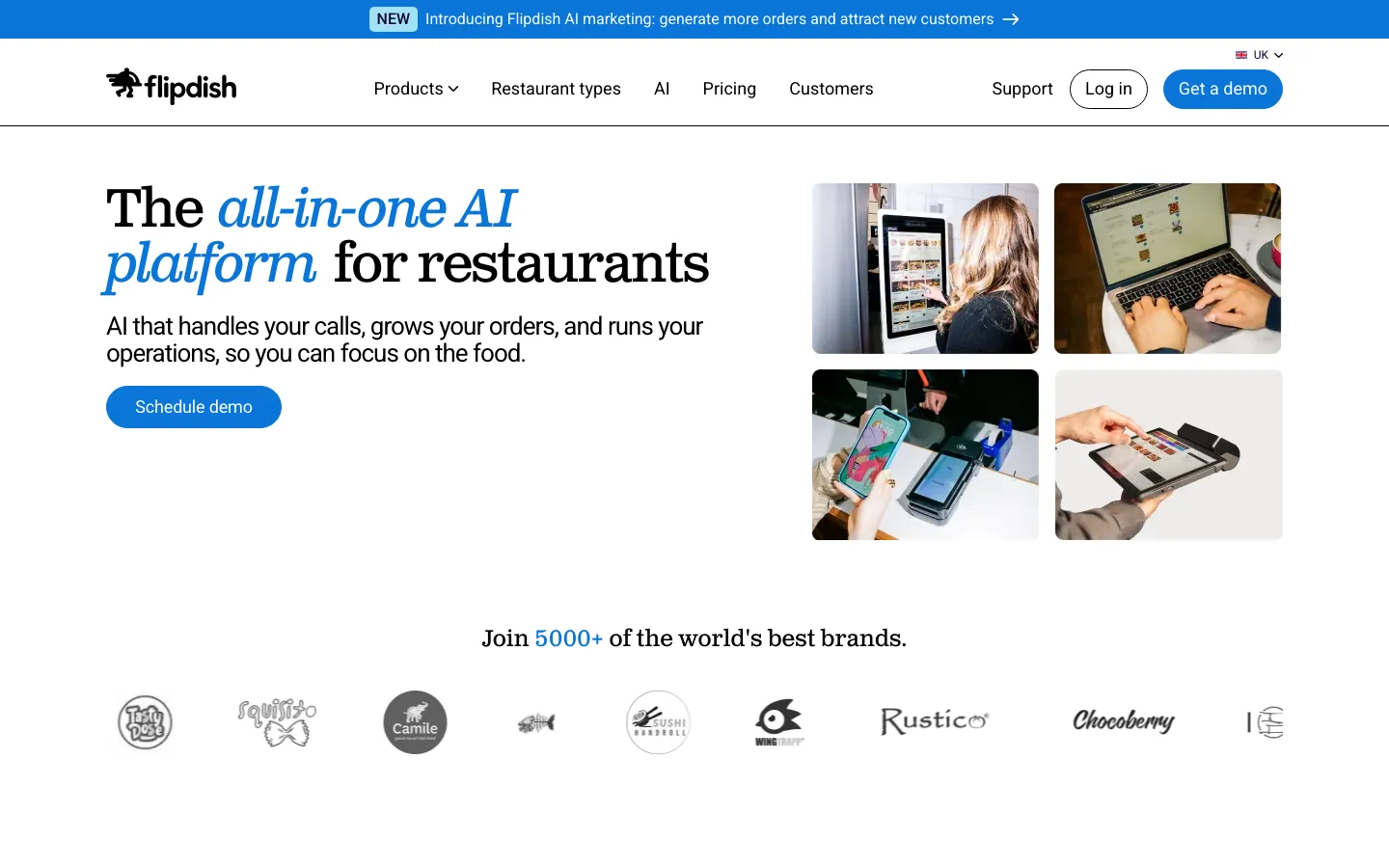 Flipdish's website, flipdish.com, on 12 Oct 2026