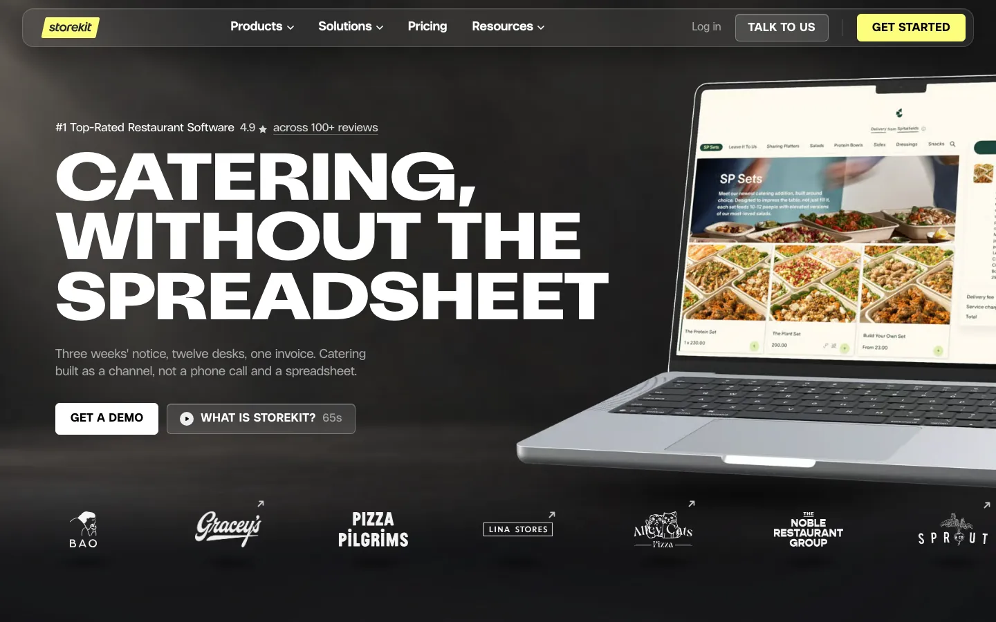 Storekit Catering and Pre-orders's website, storekit.com, on 12 Oct 2026