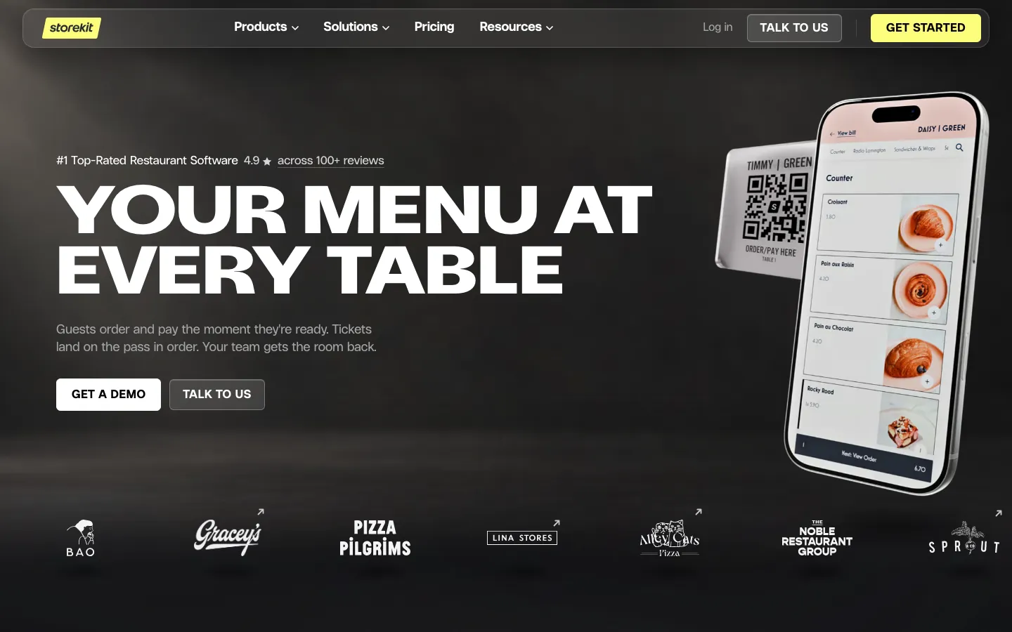 Storekit QR order and pay's website, storekit.com, on 12 Oct 2026