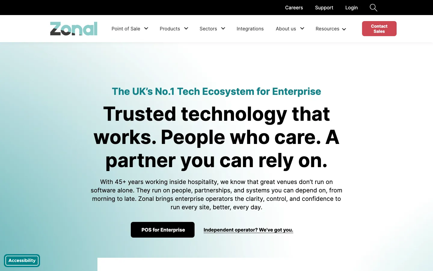 Zonal's website, zonal.co.uk, on 12 Oct 2026