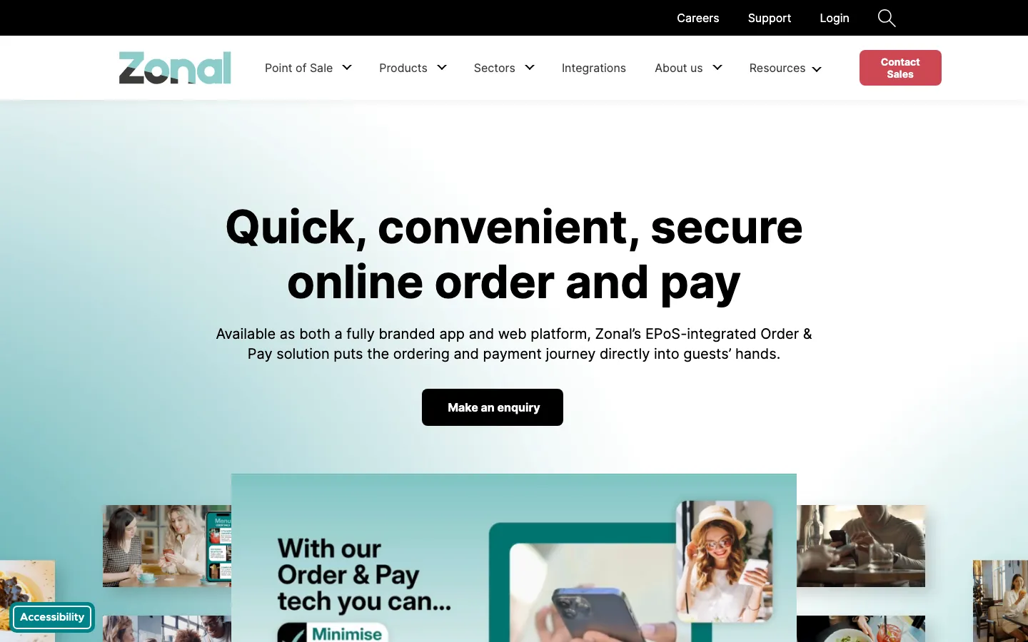 Zonal Order & Pay's website, zonal.co.uk, on 12 Oct 2026